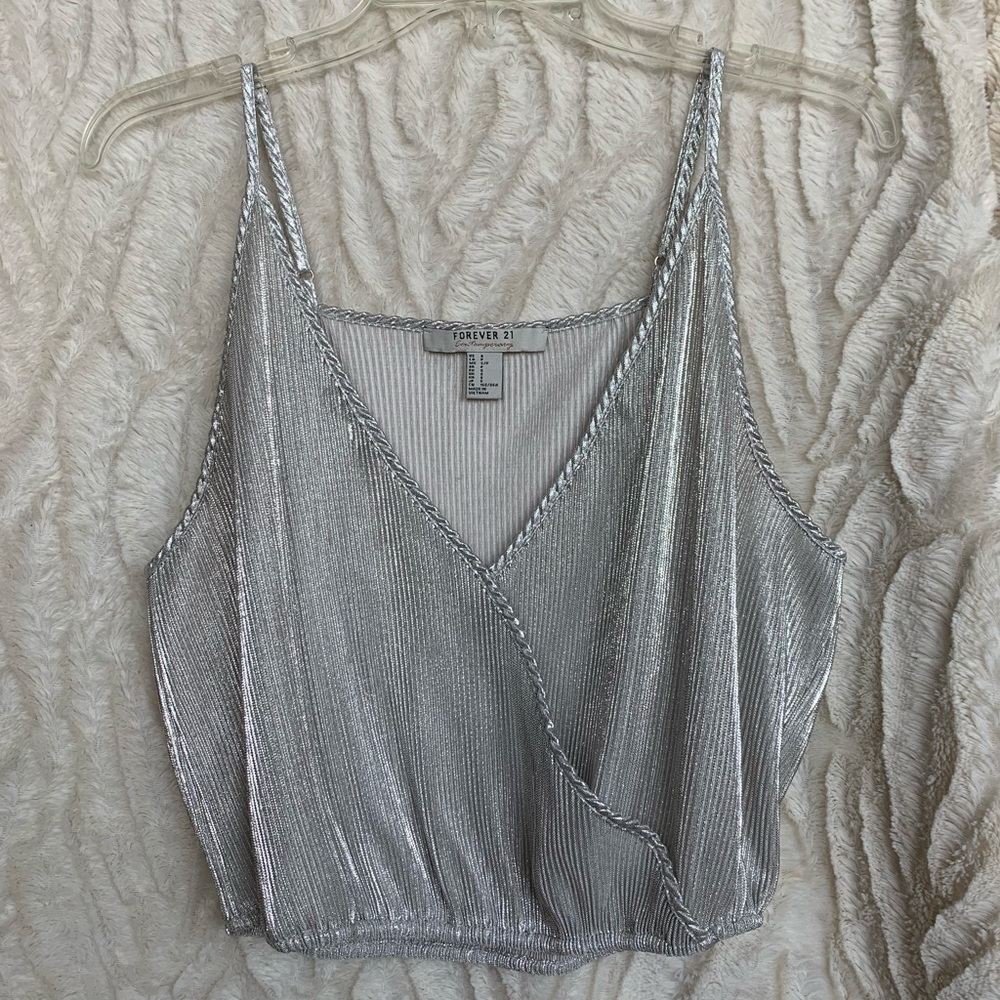 Silver Metallic Tank